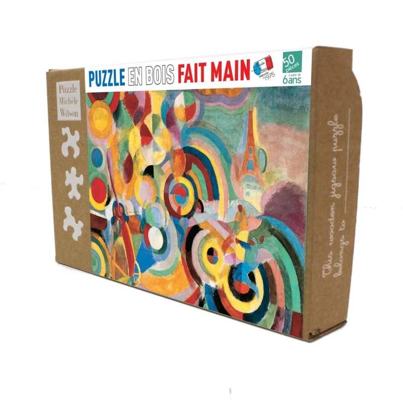 Puzzle 50 Pièces - Hommage A Blériot, Delaunay 4 Puzzle 50 Pièces - Hommage A Blériot, Delaunay – Image 2