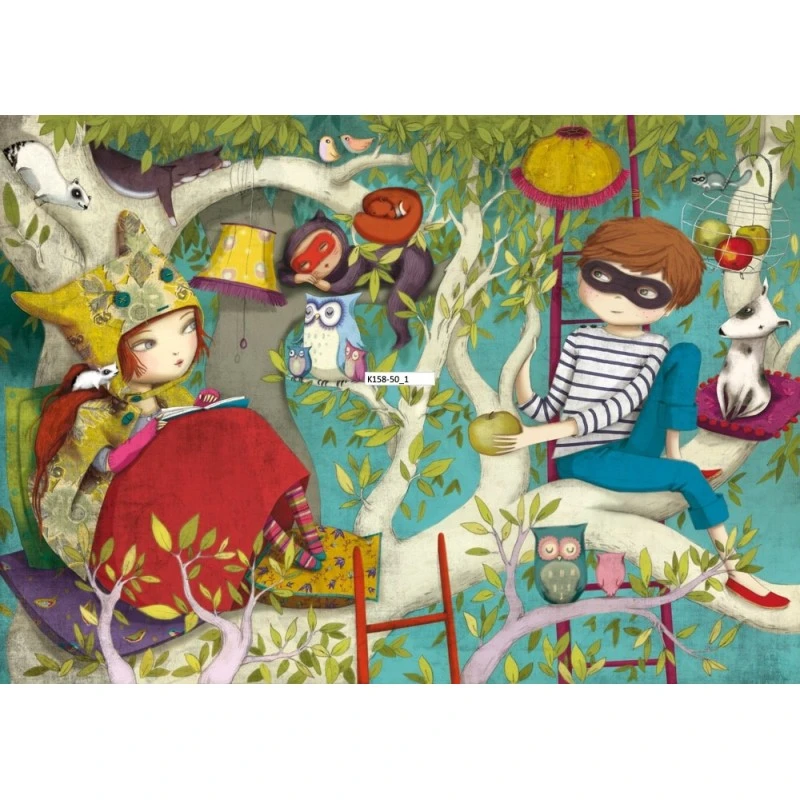 Puzzle 50 Pièces - La Lecture, Sophie Lebot 3 Puzzle 50 Pièces - La Lecture, Sophie Lebot