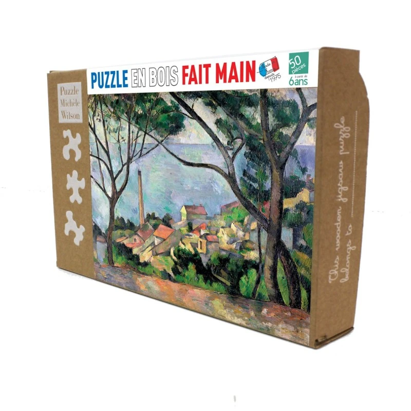 Puzzle 50 Pièces - Vue Sur L'Estaque, Cezanne 4 Puzzle 50 Pièces - Vue Sur L'Estaque, Cezanne – Image 2