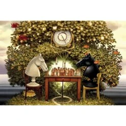 Puzzle 500 Pièces Partie D'échecs