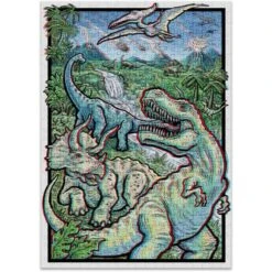 Puzzle 500 Pièces 3D - Dinosaures