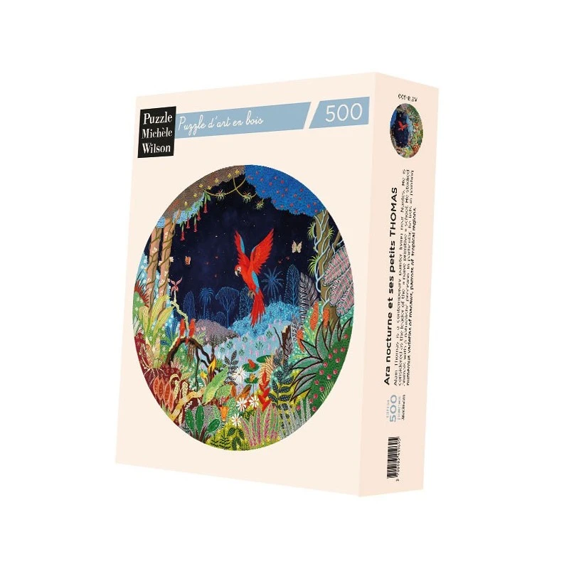 Puzzle 500 Pièces - Ara Nocturne Et Ses Petits, Alain Thomas 4 Puzzle 500 Pièces - Ara Nocturne Et Ses Petits, Alain Thomas – Image 2