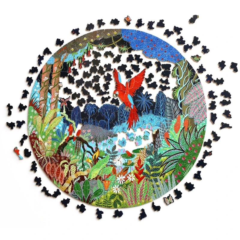 Puzzle 500 Pièces - Ara Nocturne Et Ses Petits, Alain Thomas 7 Puzzle 500 Pièces - Ara Nocturne Et Ses Petits, Alain Thomas – Image 5