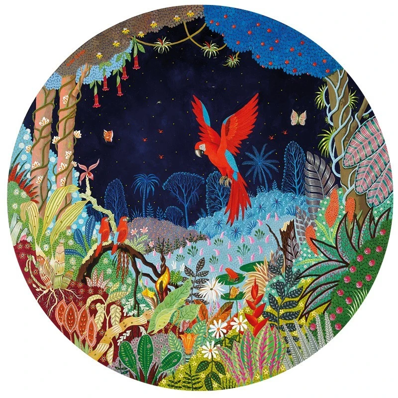 Puzzle 500 Pièces - Ara Nocturne Et Ses Petits, Alain Thomas 3 Puzzle 500 Pièces - Ara Nocturne Et Ses Petits, Alain Thomas