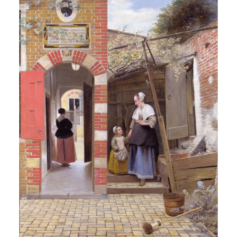 Puzzle 500 Pièces - Cour D'Une Maison A Delft, De Hooch 3 Puzzle 500 Pièces - Cour D'Une Maison A Delft, De Hooch