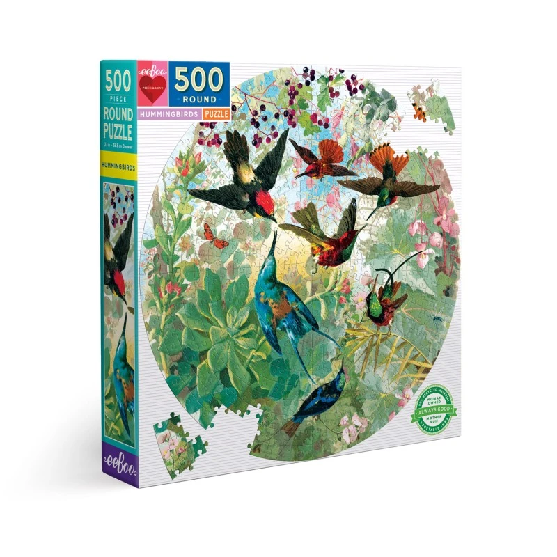 Puzzle 500 Pièces - Hummingbirds 3 Puzzle 500 Pièces - Hummingbirds