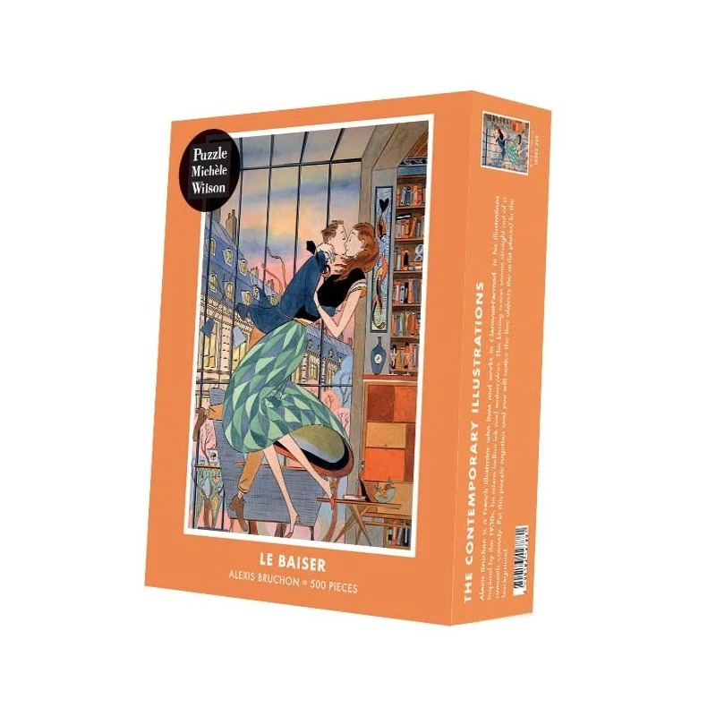 Puzzle 500 Pièces - Le Baiser, Alexis Bruchon 4 Puzzle 500 Pièces - Le Baiser, Alexis Bruchon – Image 2