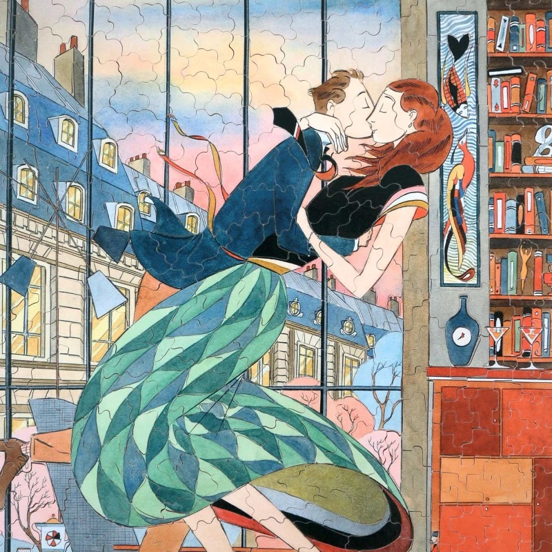 Puzzle 500 Pièces - Le Baiser, Alexis Bruchon 5 Puzzle 500 Pièces - Le Baiser, Alexis Bruchon – Image 3
