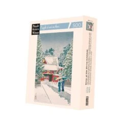 Puzzle 500 Pièces - Neige A Hie-Jinja, Kawase 6 Puzzle 500 Pièces - Neige A Hie-Jinja, Kawase -Variantes Boutique puzzle 500 pieces neige a hie jinja kawase 1