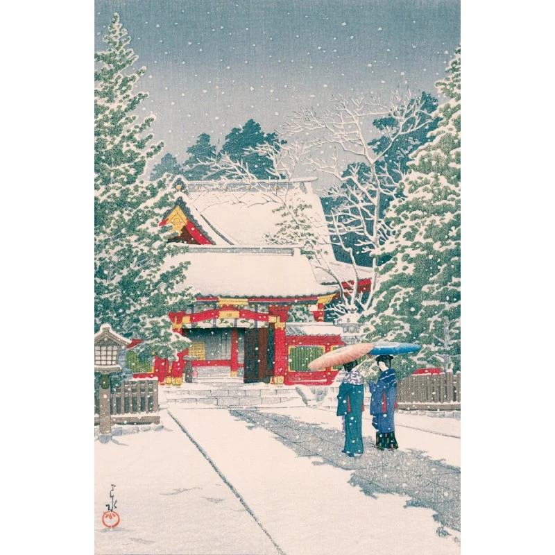 Puzzle 500 Pièces - Neige A Hie-Jinja, Kawase 3 Puzzle 500 Pièces - Neige A Hie-Jinja, Kawase