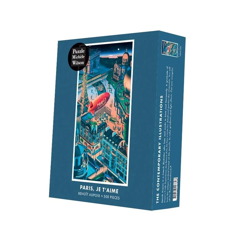 Puzzle 500 Pièces - Paris, Je T'Aime, Benoit Aupoix 4 Puzzle 500 Pièces - Paris, Je T'Aime, Benoit Aupoix – Image 2