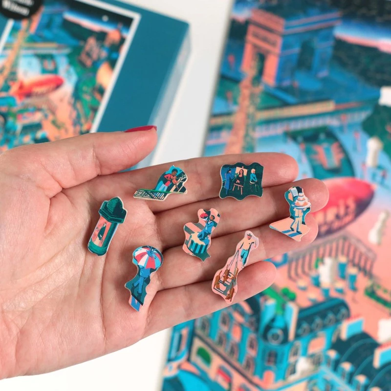 Puzzle 500 Pièces - Paris, Je T'Aime, Benoit Aupoix 6 Puzzle 500 Pièces - Paris, Je T'Aime, Benoit Aupoix – Image 4