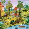 Puzzle 500 Pièces - Paysage Oriental Au Tigre, Alain Thomas 2 Puzzle 500 Pièces - Paysage Oriental Au Tigre, Alain Thomas -Variantes Boutique puzzle 500 pieces paysage oriental au tigre alain thomas