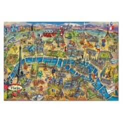 Puzzle 500 Pièces - Plan De Paris