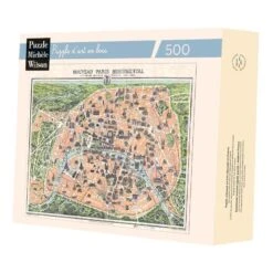 Puzzle 500 Pièces - Plan De Paris Monumental, 7 Puzzle 500 Pièces - Plan De Paris Monumental, -Variantes Boutique puzzle 500 pieces plan de paris monumental 1