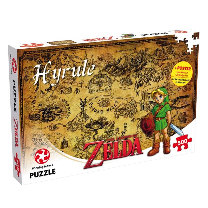 Puzzle 500 Pièces - Zelda Hyrule 3 Puzzle 500 Pièces - Zelda Hyrule