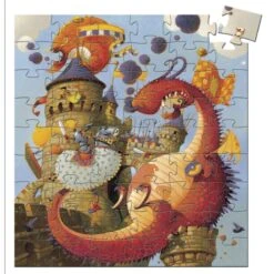 Puzzle 54 Pièces - Vaillant & Les Dragons