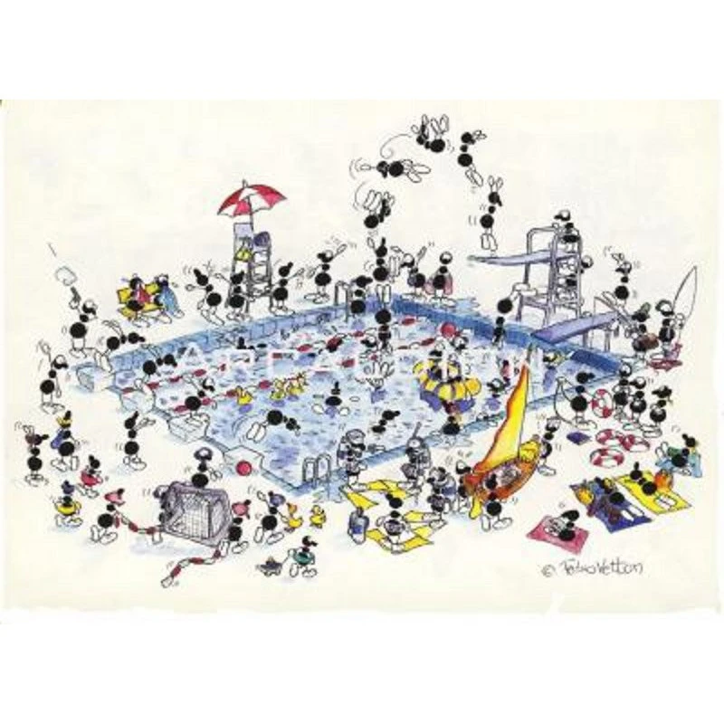 Puzzle 540 Pièces - Piscine, Fabio Vettori 3 Puzzle 540 Pièces - Piscine, Fabio Vettori