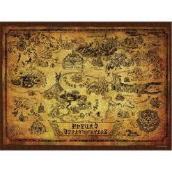 Puzzle 550 Pièces - The Legend Of Zelda Collector's Puzzle Hyrule Map