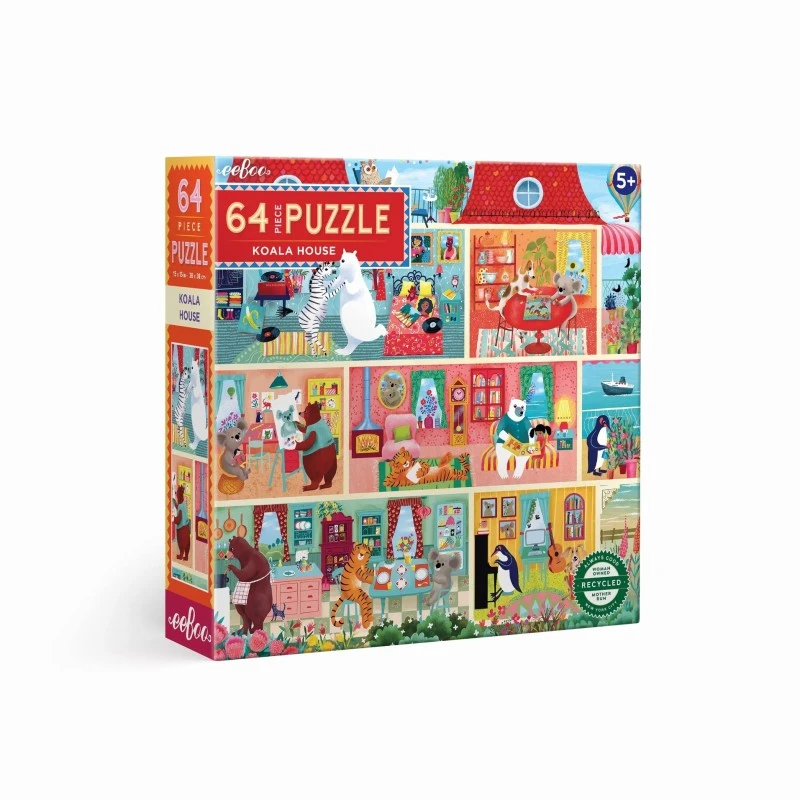 Puzzle 64 Pièces - Maison Des Koalas 3 Puzzle 64 Pièces - Maison Des Koalas
