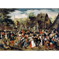 Puzzle 650 Pièces - Fête Champêtre, Bruegel