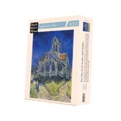 Puzzle 650 Pièces - L'Eglise D'Auvers, Van Gogh 5 Puzzle 650 Pièces - L'Eglise D'Auvers, Van Gogh -Variantes Boutique puzzle 650 pieces l eglise d auvers van gogh 1