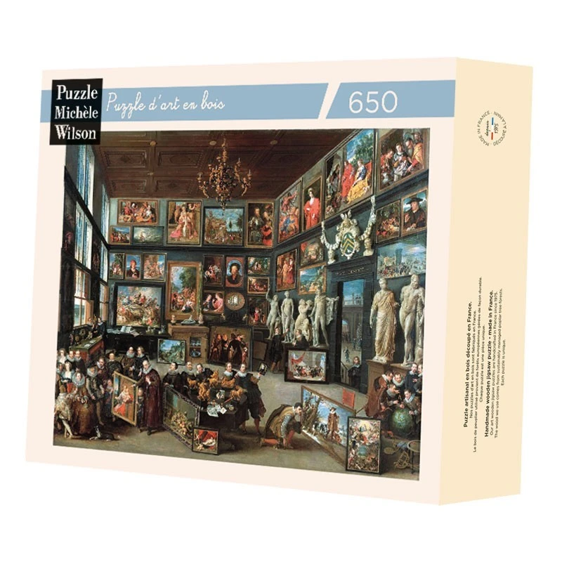 Puzzle 650 Pièces - La Galerie De Cornelis, Van Haecht 4 Puzzle 650 Pièces - La Galerie De Cornelis, Van Haecht – Image 2