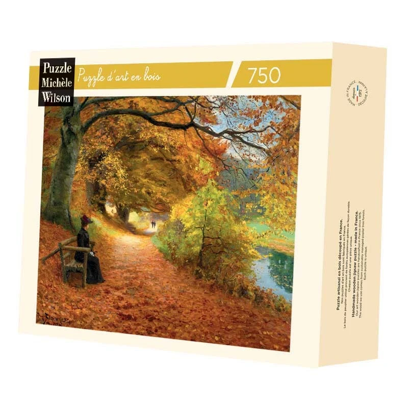 Puzzle 750 Pièces - Chemin Boisé En Automne Hans Brendekilde 4 Puzzle 750 Pièces - Chemin Boisé En Automne Hans Brendekilde – Image 2