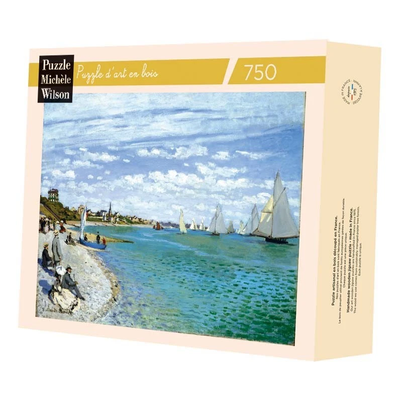 Puzzle 750 Pièces - Régate A Sainte-Adresse, Monet 4 Puzzle 750 Pièces - Régate A Sainte-Adresse, Monet – Image 2