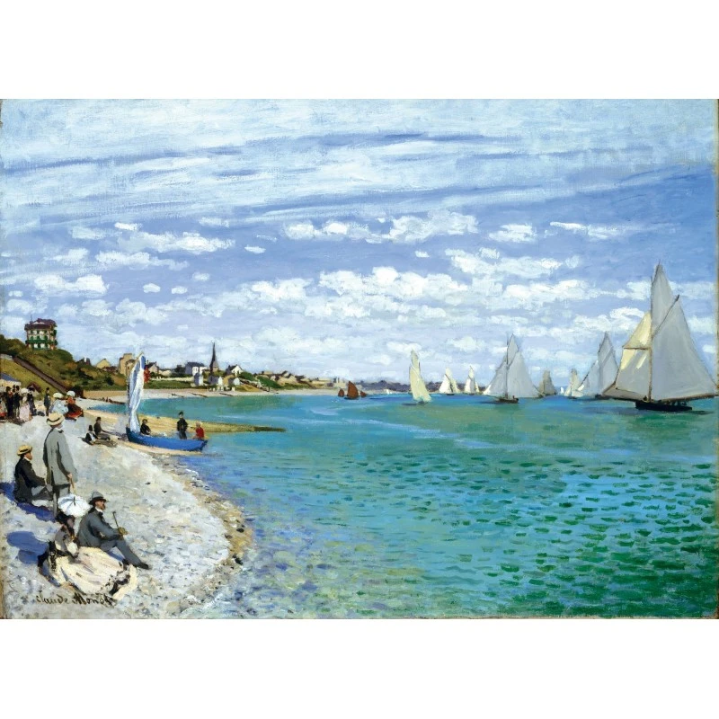 Puzzle 750 Pièces - Régate A Sainte-Adresse, Monet 3 Puzzle 750 Pièces - Régate A Sainte-Adresse, Monet