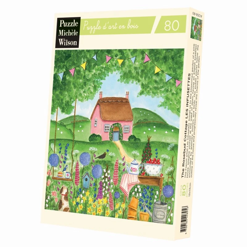 Puzzle 80 Pièces - Le Cottage Bouton De Rose Les Infusettes 4 Puzzle 80 Pièces - Le Cottage Bouton De Rose Les Infusettes – Image 2