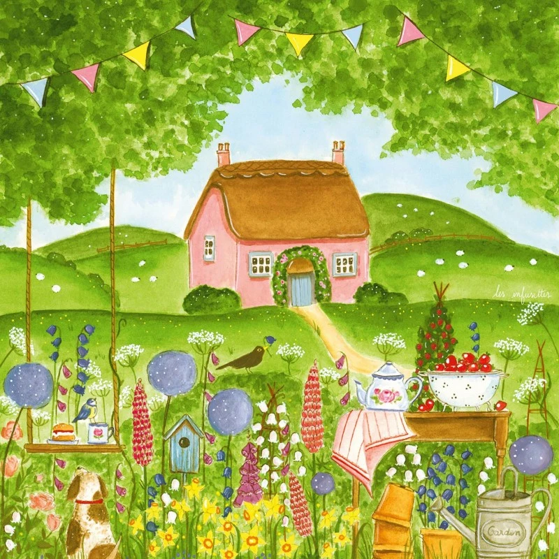 Puzzle 80 Pièces - Le Cottage Bouton De Rose Les Infusettes 3 Puzzle 80 Pièces - Le Cottage Bouton De Rose Les Infusettes