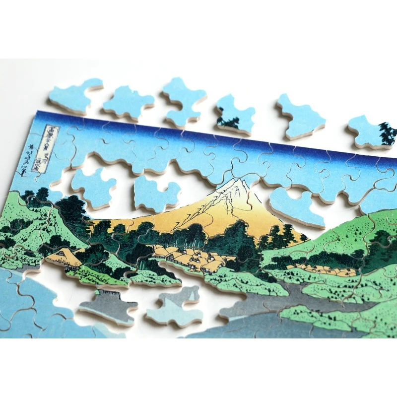 Puzzle 80 Pièces - Reflet Du Mont Fuji D'Hokusai 4 Puzzle 80 Pièces - Reflet Du Mont Fuji D'Hokusai – Image 2