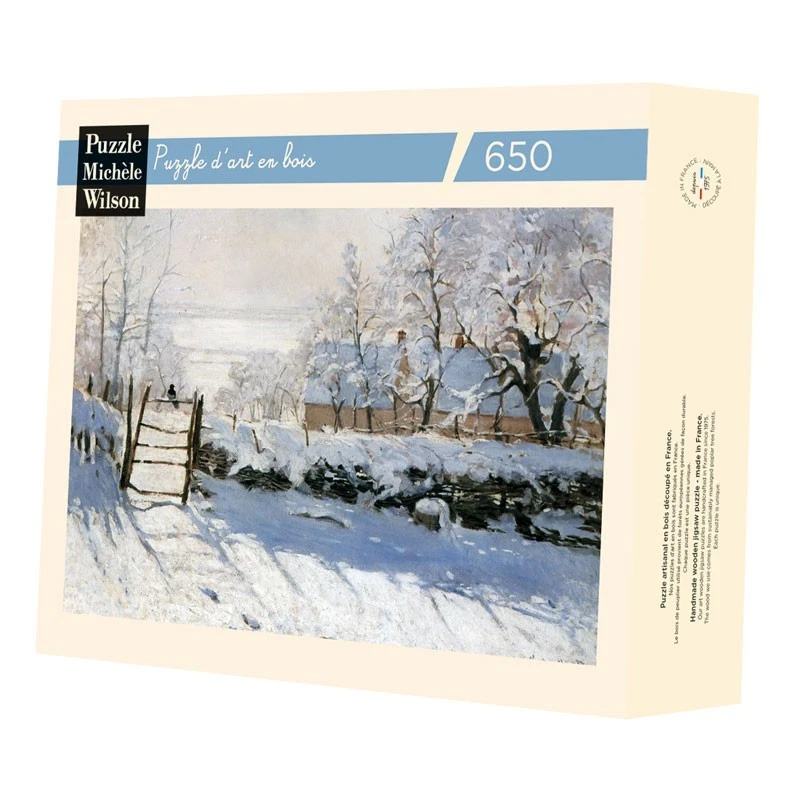 Puzzle En Bois 650 Pièces - La Pie De Monet 4 Puzzle En Bois 650 Pièces - La Pie De Monet – Image 2