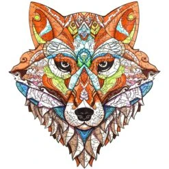 Puzzle En Bois Woodbests 185 Pièces - Renard