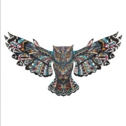 Puzzle En Bois Woodbests 188 Pièces - Hibou