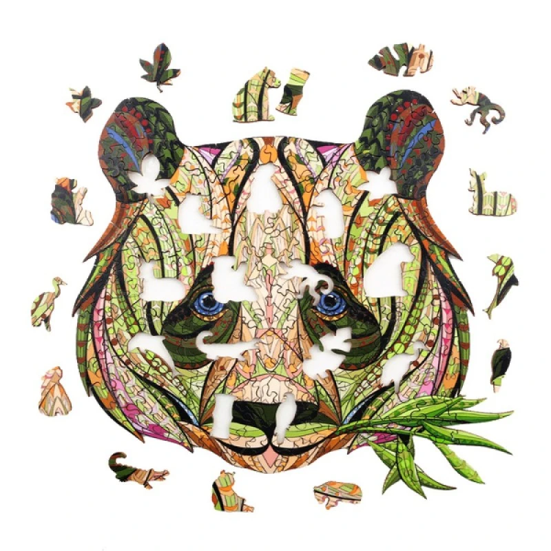 Puzzle En Bois Woodbests 200 Pièces - Panda 4 Puzzle En Bois Woodbests 200 Pièces - Panda – Image 2