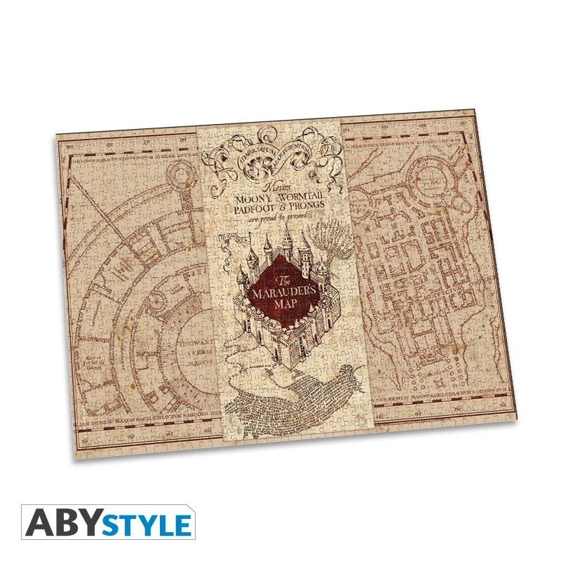 Puzzle Harry Potter Carte Du Maraudeur 1000 Pièces 4 Puzzle Harry Potter Carte Du Maraudeur 1000 Pièces – Image 2