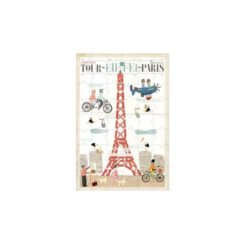 Puzzle 54 Pièces - Tour Eiffel Paris 3 Puzzle 54 Pièces - Tour Eiffel Paris