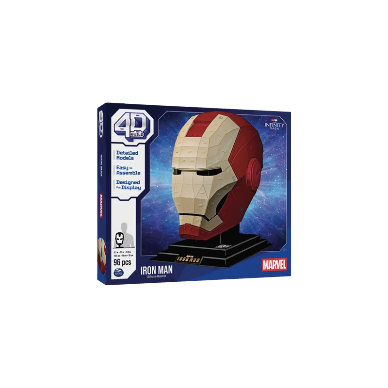 Puzzle 96 Pièces 4D - Casque Iron Man 4 Puzzle 96 Pièces 4D - Casque Iron Man – Image 2