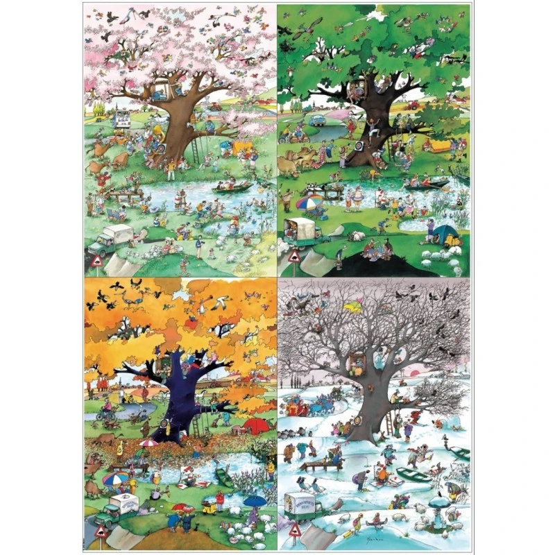 Puzzle 2000 Pièces - Quatre Saisons, Blachon 3 Puzzle 2000 Pièces - Quatre Saisons, Blachon
