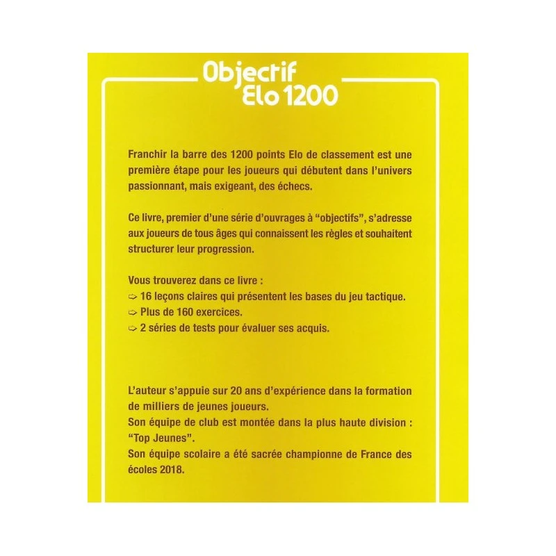Quenehen - Objectif Elo 1200 4 Quenehen - Objectif Elo 1200 – Image 2