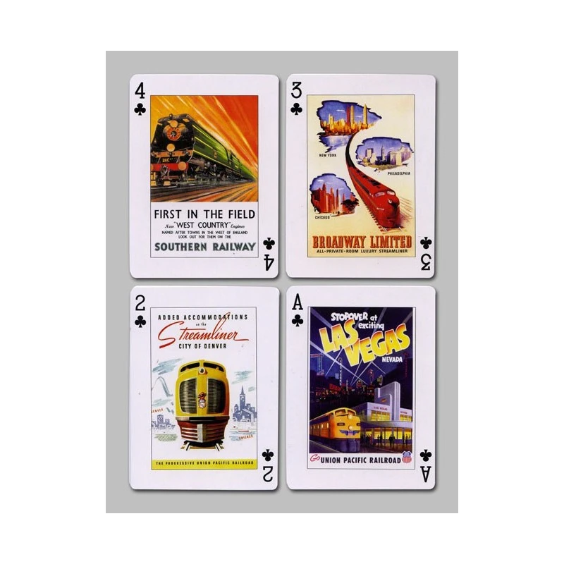 Cartes à Jouer Rail Art 5 Cartes à Jouer Rail Art – Image 3