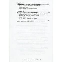 Reinfeld - Les Raisons De Vos Défaites Aux échecs