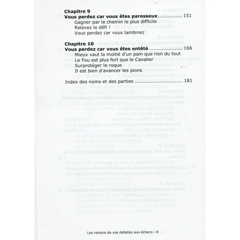 Reinfeld - Les Raisons De Vos Défaites Aux échecs 3 Reinfeld - Les Raisons De Vos Défaites Aux échecs