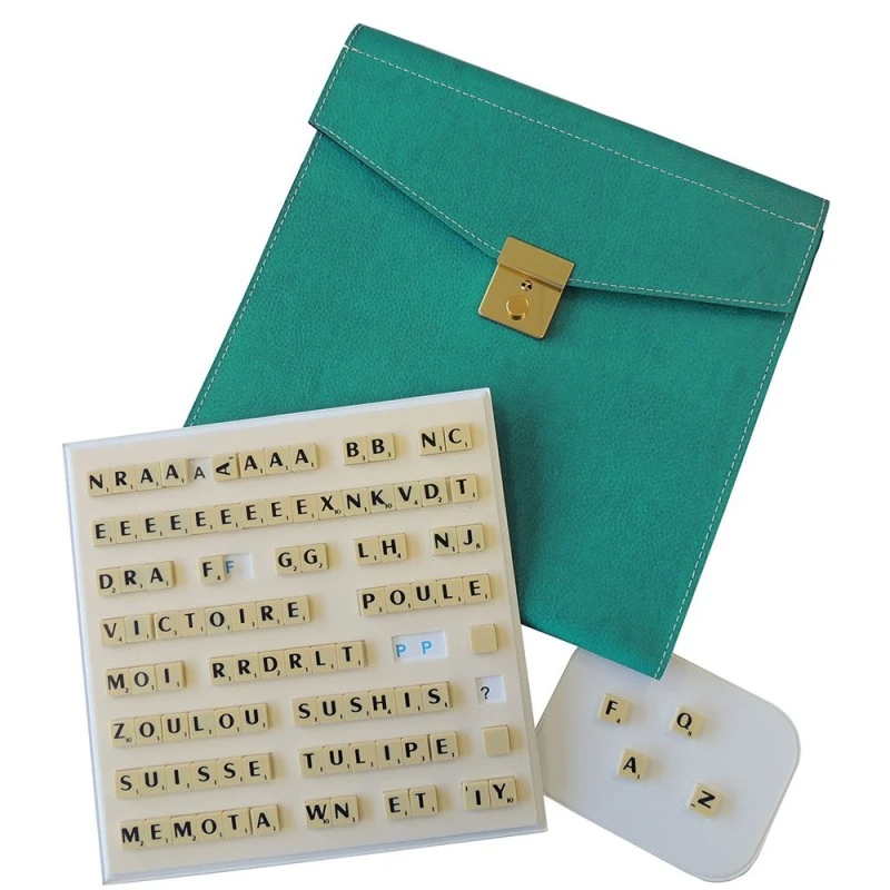 Scrabble Duplicate De Luxe Magnétique Bleu Turquoise 3 Scrabble Duplicate De Luxe Magnétique Bleu Turquoise