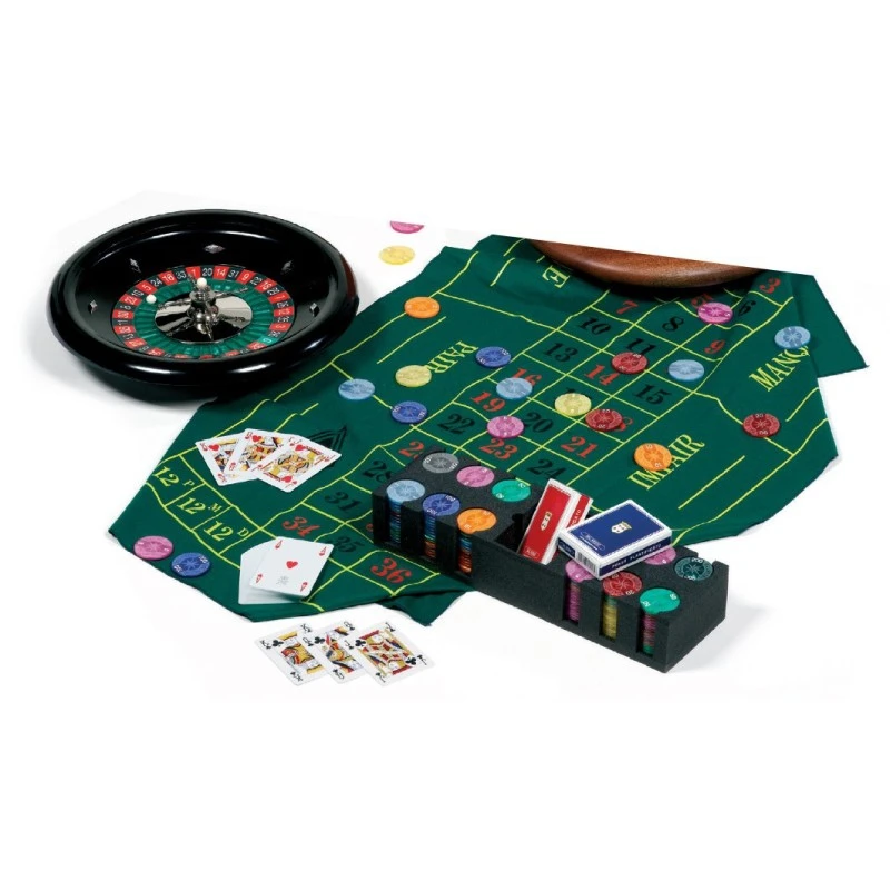 Set Casino Complet Avec Roulette Grande Taille 4 Set Casino Complet Avec Roulette Grande Taille – Image 2