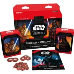 Star Wars Unlimited : Etincelle De Rébellion - Kit Démarrage 2 Joueurs 5 Star Wars Unlimited : Etincelle De Rébellion - Kit Démarrage 2 Joueurs -Variantes Boutique star wars unlimited etincelle de rebellion kit demarrage 2 joueurs 1