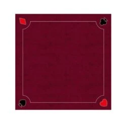 Tapis Cartes Excellence Néo Rouge 60x60cm