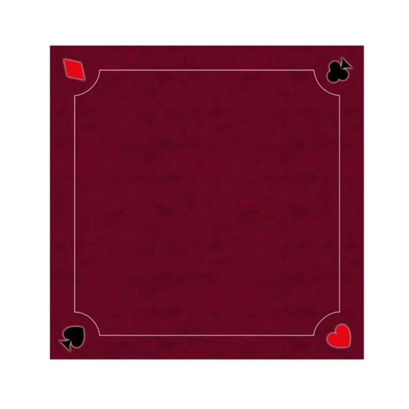 Tapis Cartes Excellence Néo Rouge 60x60cm 3 Tapis Cartes Excellence Néo Rouge 60x60cm